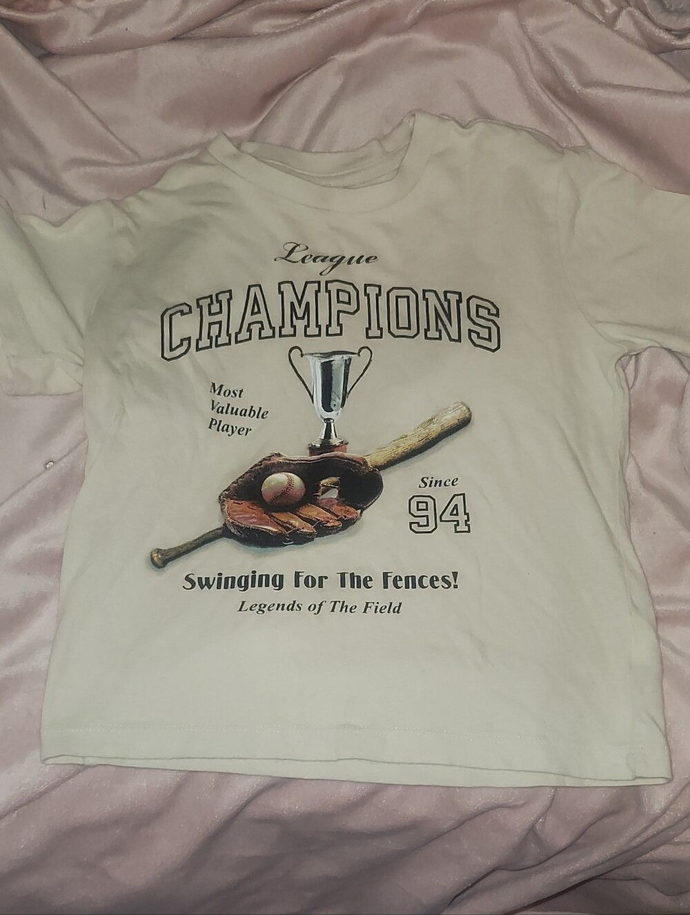 Old Navy White Kids 'Champions' Graphic Tee